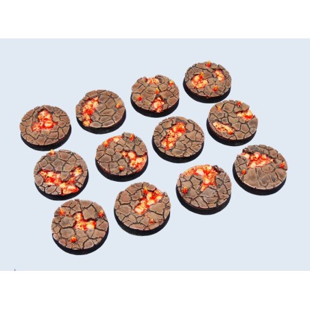 100-Pack 25mm Round Plastic Bases For Warhammer 40k & Age Of Sigmar Miniatures - Gaming & Hobby Use
