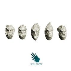 Feral Wolves Space Knights - Heads