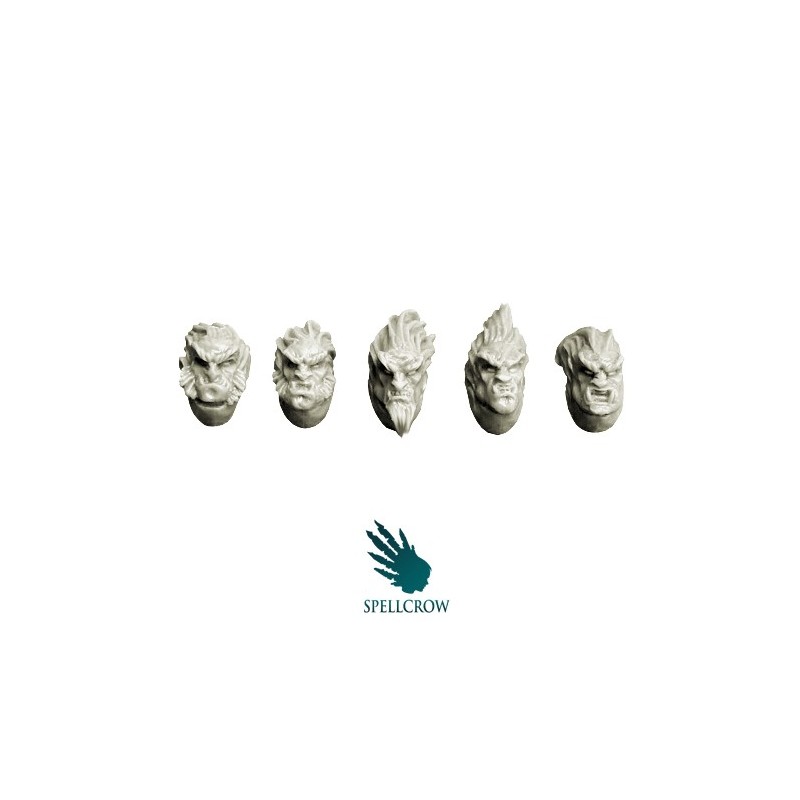 Feral Wolves Space Knights - Heads Feral Wolves Space Knights - Heads