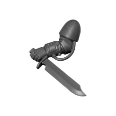 Arm with Combat Knife F