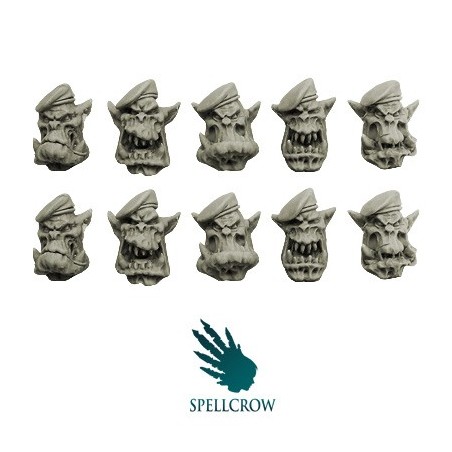 Têtes Béret Vert Orcs